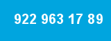 922 963 17 89